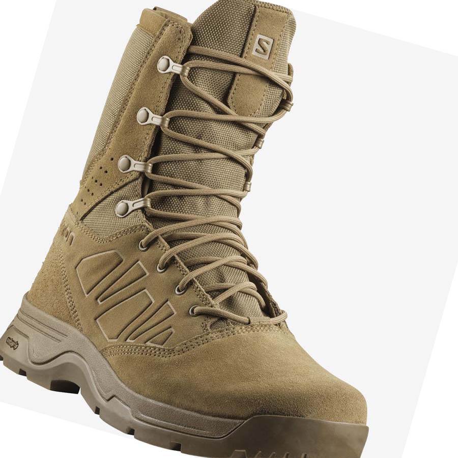 Botas Salomon GUARDIAN CLIMASALOMON™ FORCES WATERPROOF Mujer Marrom | MX 2592JPQ